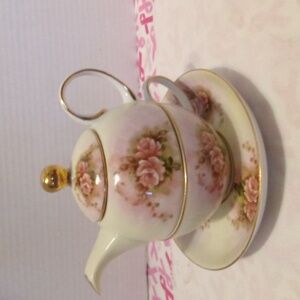 Tea Set For One By Ganz 4 Piece